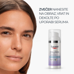 Eucerin Hyaluron-Filler + Longevity Epigenetic, nočna krema proti znakom staranja (50 ml)