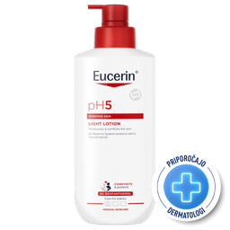 Eucerin pH5, lahek losjon - plastenka s pumpico (400 ml)