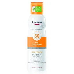 Eucerin Sun Dry Touch, prozoren sprej za zaščito pred soncem ZF 50 (200 ml) 