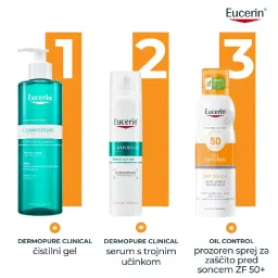 Eucerin Sun Dry Touch, prozoren sprej za zaščito pred soncem ZF 50 (200 ml) 