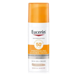 Eucerin Sun Photoaging Control, fluid za obraz v odtenku Medium - ZF 50+ (50 ml)