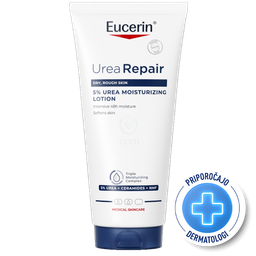 Eucerin UreaRepair 5 % Urea, losjon za telo za suho kožo (200 ml)