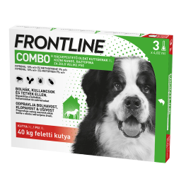 Frontline Combo Dog, kožni nanos za zelo velike pse (nad 40 kg) - 3 pipete (3 x 4,02 ml)