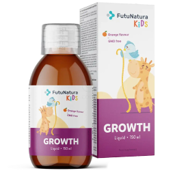 FutuNatura KIDS GROWTH - tekoče prehransko dopolnilo za otroke v obdobju rasti z rastlinskimi izvlečki