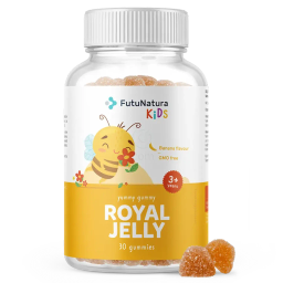 FutuNatura KIDS ROYAL JELLY - prehransko dopolnilo z matičnim mlečkom za otroke v obliki gumi bonbonov