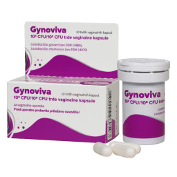 Gynoviva 10⁸ CFU/10⁸ CFU trde vaginalne kapsule (10 kapsul)