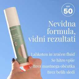 Hemptouch, Invisible mineralni zaščitni fluid za obraz - ZF 50 (50 ml)