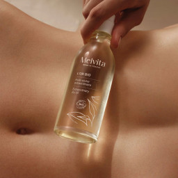 Melvita L'Or Bio, izjemno zlato suho olje za obraz, telo in lase (100 ml)