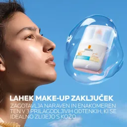 LRP Anthelios UVAir, dnevni tonirani serum za zaščito pred sonce - Light - ZF50+ (50 ml)