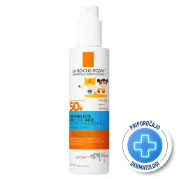 LRP Anthelios UVMUNE 400 Dermo Pediatrics, nevidno pršilo za zaščito pred soncem za otroke - ZF50+ (200 ml)