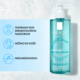 La Roche-Posay Effaclar Supramolecular, čistilni gel za mastno kožo (400 ml)