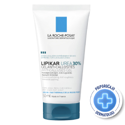 LRP Lipikar 30% Urea, gel za ciljano uporabo na suhih in grobih predelih kože (50 ml)