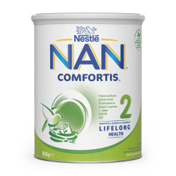 NAN Comfortis 2, nadaljevalno mleko za dojenčke in majhne otroke - od 6 meseca dalje (800 g)