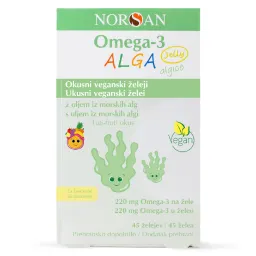 Norsan omega 3 alga želejčki 45 želejčkov