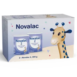 Novalac 2 - paket mlečnih formul 2 x 400 g