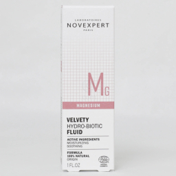 Novexpert Velvety Hydro-Biotic Fluid, vlažilna nega za občutljivo normalno do mešano kožo (30 ml)
