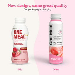 Nupo One Meal RTD, nadomestilo obroka Jagoda (12 x 330 ml)