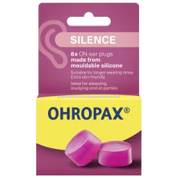 Ohropax Silence, silikonski čepki za ušesa (6 čepkov)