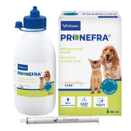 Pronefra Virbac, dopolnilna krmna mešanica za pse in mačke (180 ml)