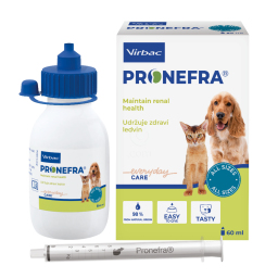 Pronefra Virbac, dopolnilna krmna mešanica za pse in mačke (60 ml)