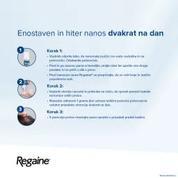 Regaine 50 mg/g, dermalna pena (60 g)