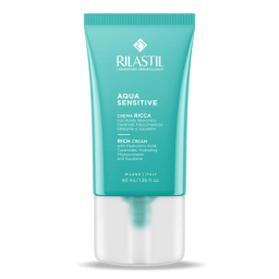 Rilastil Aqua Sensitive, bogata vlažilna krema za suho in občutljivo kožo (40 ml)