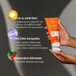 Rilastil Sun System Velvet, losjon za zaščito pred soncem - ZF50+ (200 ml)