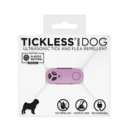 Tickless MINI, ultrazvočni odganjalec klopov in bolh za pse vseh velikosti in mačke - Vijoličen (1 naprava)