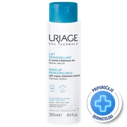 Uriage Eau Thermale, nežno čistilno mleko za obraz in predel okoli oči (250 ml)