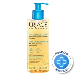 Uriage Eau Thermale, olje za odstranjevanje ličil za obraz in oči (100 ml)