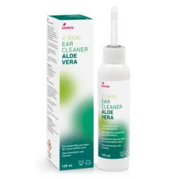 V-Skin, sredstvo za odstranjevanje ušesnega masla za pse in mačke (125 ml)