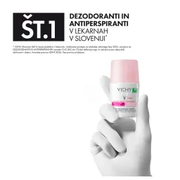 Vichy Beauty Antiperspirant, 48-urna deo zaščita proti potenju in vonjavam (50 ml)