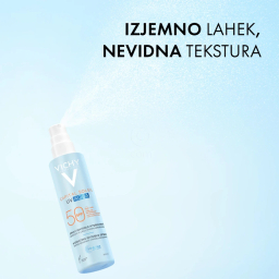 Vichy Capital Soleil UV Aqua, nevidno vlažilno pršilo za obraz in telo - ZF50 (200 ml)