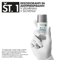 Vichy Invisible Resist 72h, detranspirant proti madežem in razdraženosti - roll-on (50 ml)