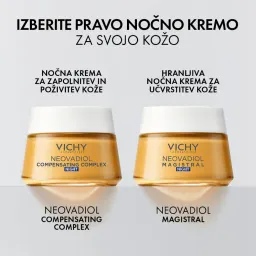 Vichy Neovadiol, nočna krema z obnovitvenim kompleksom za zapolnitev in poživitev kože (50 ml)