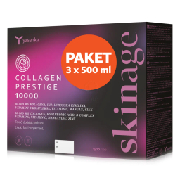 Yasenka Collagen Prestige 10.000, tekoče prehransko dopolnilo - paket (3 x 500 ml)