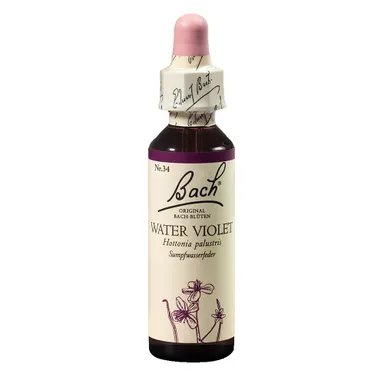 Bach Esenca št. 34 - Vodna vijolica ali Močvirska grebenika (Water Violet), kapljice (20 ml)