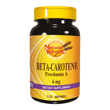Natural Wealth Beta karoten, kapsule (100 kapsul)