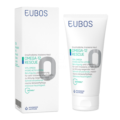 Eubos Omega 12% Hydro Activ, pomirjujoč losjon za telo (200 ml)