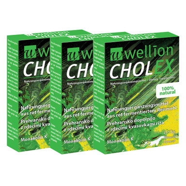 Wellion Cholex, kapsule - paket (3 x 30 kapsul)