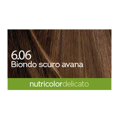 BioKap Nutricolor Delicato 6.06, barva za lase  - temno tobak blond (140 ml)