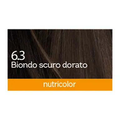 BioKap Nutricolor 6.3, barva za lase - temno zlato blond (140 ml)