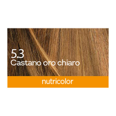 BioKap Nutricolor 5.3, barva za lase - svetlo zlato kostanjeva (140 ml)