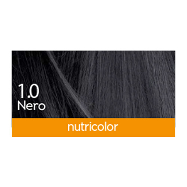 BioKap Nutricolor 1.0, barva za lase - črna (140 ml)