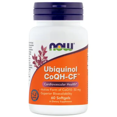 Ubiquinol CoQH-CF 50 mg NOW, kapsule (60 kapsul)