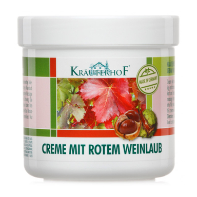 Krauterhof, krema z rdečim vinskim listjem in divjim kostanjem (250 ml)