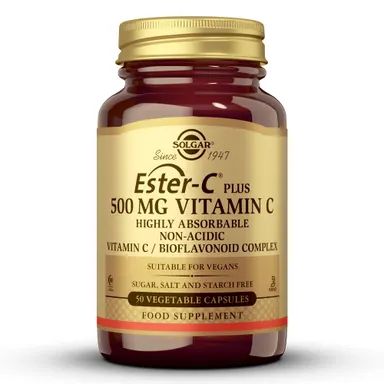 Solgar Ester-C Plus 500 mg, kapsule (50 kapsul)
