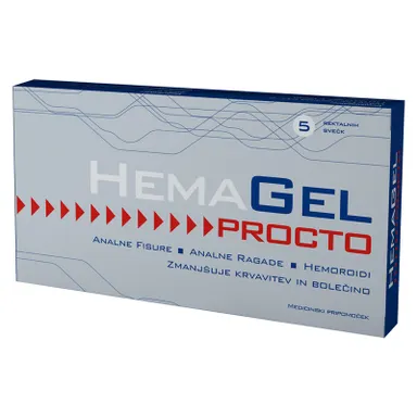Hemagel Procto, rektalne svečke (5 svečk)