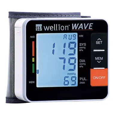 Wellion Wave, zapestni merilnik krvnega tlaka (1 komplet)