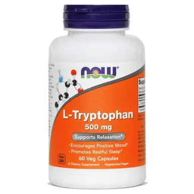 L-Triptofan NOW, kapsule (60 kapsul)